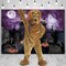 Adult Lion Mascot Costume Jumpsuit with Mitts Fur Mane Head and Oversized Feet